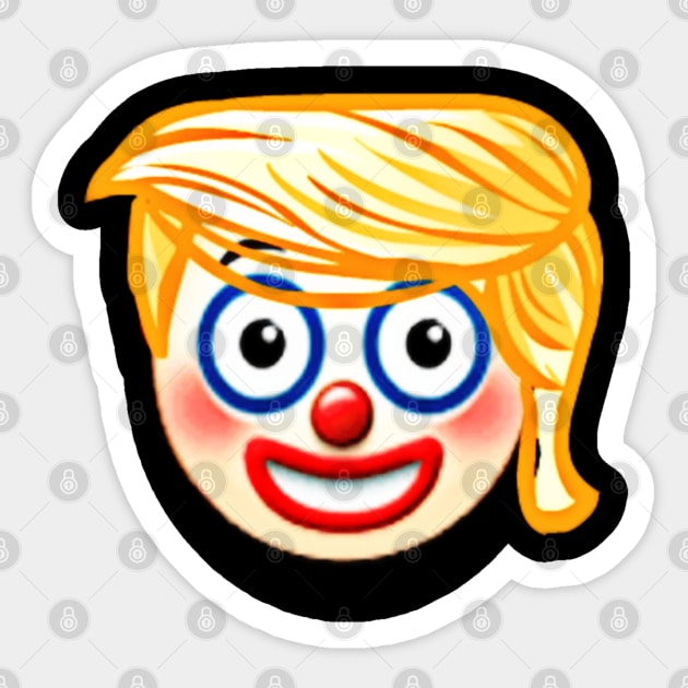 tRump Clown - Back Sticker by SubversiveWare